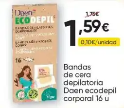 FROIZ Daen ecodепil bandas de cera depilatoria corporal oferta