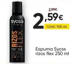 FROIZ syoss espuma rizos flex oferta
