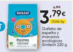 FROIZ Smileat galletas de espelta y manzana ecológicas oferta