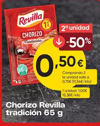 Revilla chorizo tradición