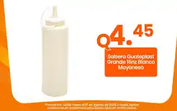 Suma Supermercados Salsera Guateplast Grande 16nz Blanco Mayonesa oferta