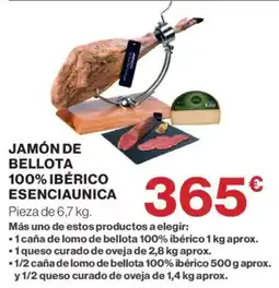 Supercor Jamón de bellota 100% ibérico esenciaúnica oferta