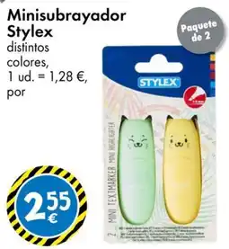 TEDi Stylex minisubrayador oferta