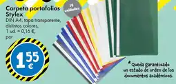 TEDi Stylex carpeta portafolios oferta