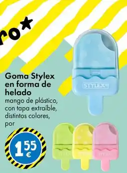 TEDi Stylex goma en forma de helado oferta