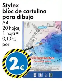 TEDi Stylex bloc de cartulina para dibujo oferta