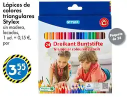 TEDi Stylex lápices de colores triangulares oferta