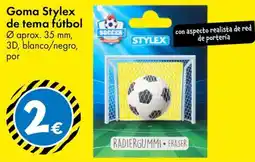TEDi Stylex goma de tema fútbol oferta