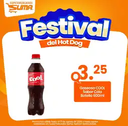 Suma Supermercados Cool gaseosa sabor cola oferta
