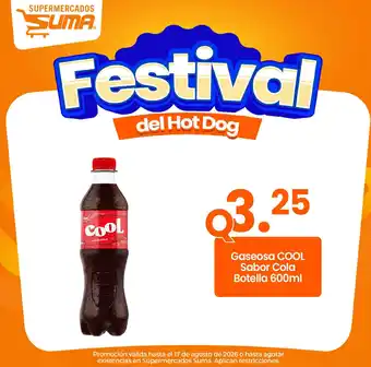 Cool gaseosa sabor cola