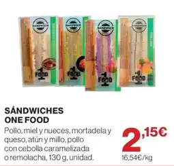 Supercor Sandwiches one food oferta
