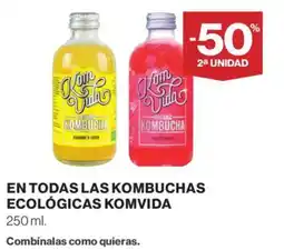 Supercor Komvida kombuchas ecológicas oferta