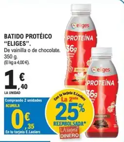 E.Leclerc Eliges batido protéico oferta