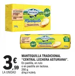 E.Leclerc Central Lechera Asturiana mantequilla tradicional oferta