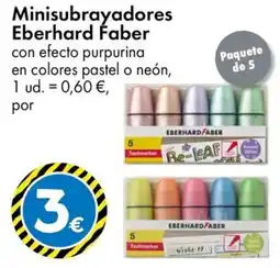 TEDi Minisubrayadores Eberhard Faber oferta