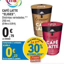 E.Leclerc Barracana café latte oferta