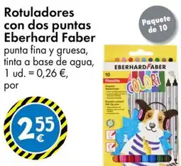 TEDi Eberhard Faber rotuladores con dos puntas oferta