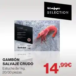 Supercor El Corte Inglés Selection gambón salvaje crudo oferta
