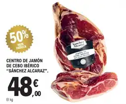 E.Leclerc Sánchez Alcaraz centro de jamón de cebo ibérico oferta