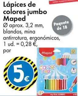 TEDi Maped lápices de colores jumbo oferta
