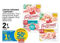 E.Leclerc Campofrío lonchas finíssimas oferta