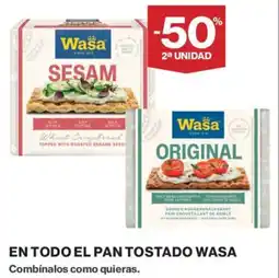 Supercor Wasa en todo el pan tostado sesam oferta