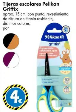 TEDi Pelikan tijeras escolares Griffix oferta