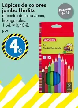 TEDi Herlitz lápices de colores jumbo oferta