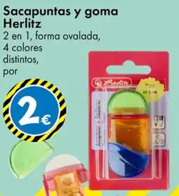 TEDi Herlitz sacapuntas y goma oferta