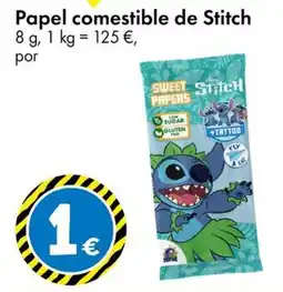 TEDi Stitch papel comestible oferta
