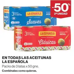 Supercor La Española aceitunas oferta
