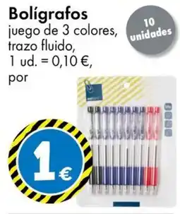 TEDi Bolígrafos juego de 3 colores oferta
