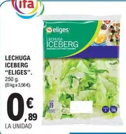 E.Leclerc eliges lechuga iceberg oferta