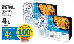 E.Leclerc delfin preparado para paella marisco oferta