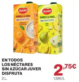 Supercor Juver nectares sin azucar oferta