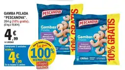 E.Leclerc Pescanova gambas peladas oferta