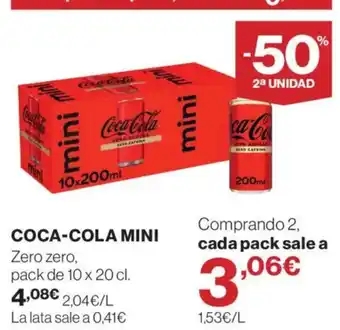Supercor Coca-Cola mini oferta