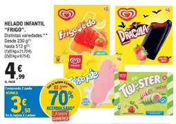 E.Leclerc Frigo helado infantil oferta