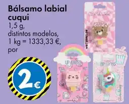 TEDi Bálsamo labial cuqui oferta