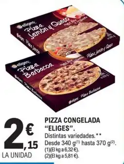 E.Leclerc Eliges pizza congelada oferta