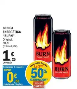 E.Leclerc Burn energy drink oferta