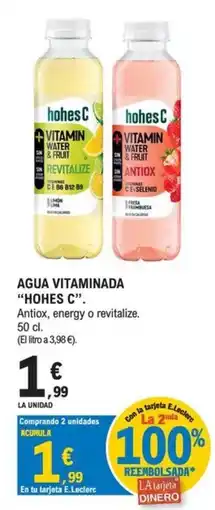 E.Leclerc Hohes C agua vitaminada oferta