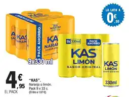 E.Leclerc Kas naranja o limón oferta