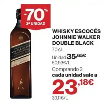 Supercor johnnie walker double black oferta