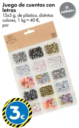 TEDi Juego de cuentas con letras oferta