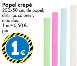 TEDi Papel crepé oferta