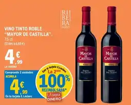 E.Leclerc Mayor de Castilla vino tinto roble oferta