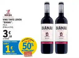 E.Leclerc Bianai vino tinto joven oferta