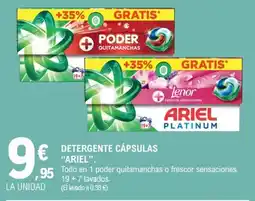 E.Leclerc Ariel detergent capsules oferta
