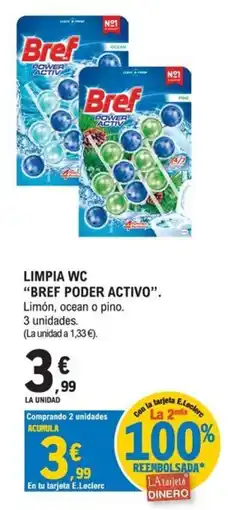 E.Leclerc Bref limpieza wc poder activo oferta